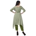 thumbnail image 4 of Moomaya Ensemble Tunique Indienne Haut et Pantalon Manches 3/4 Imprimé Kurta Kurti de Designer pour Femmes, 4 of 6