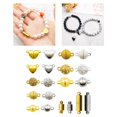 thumbnail image 4 of Abbracc 20Pcs Ball Heart Cylinder Shaped Jewelry Clasp Connector Connecting for, 4 of 9