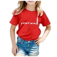 thumbnail image 1 of Hauts d'Été pour Garçons et Filles, T-Shirts Unisexes à Manches Courtes avec Motif Graphique, Col Rond, Coupe Ample, Design Décontracté, Chemises de Printemps pour Garçons 8-9T, 1 of 4