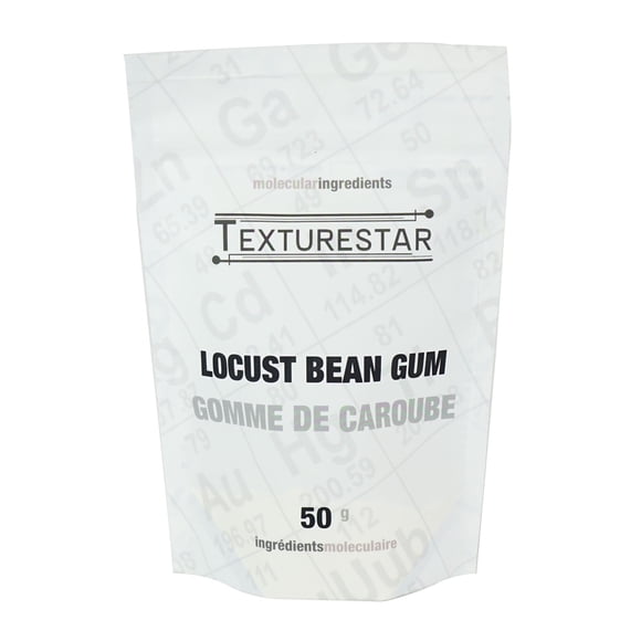 Texturestar 100% Pure Locust Bean Gum (Carob Bean Gum), 50g (1.76oz) | Thickening, Stabilizing and Gelling Agent, Molecular Gastronomy
