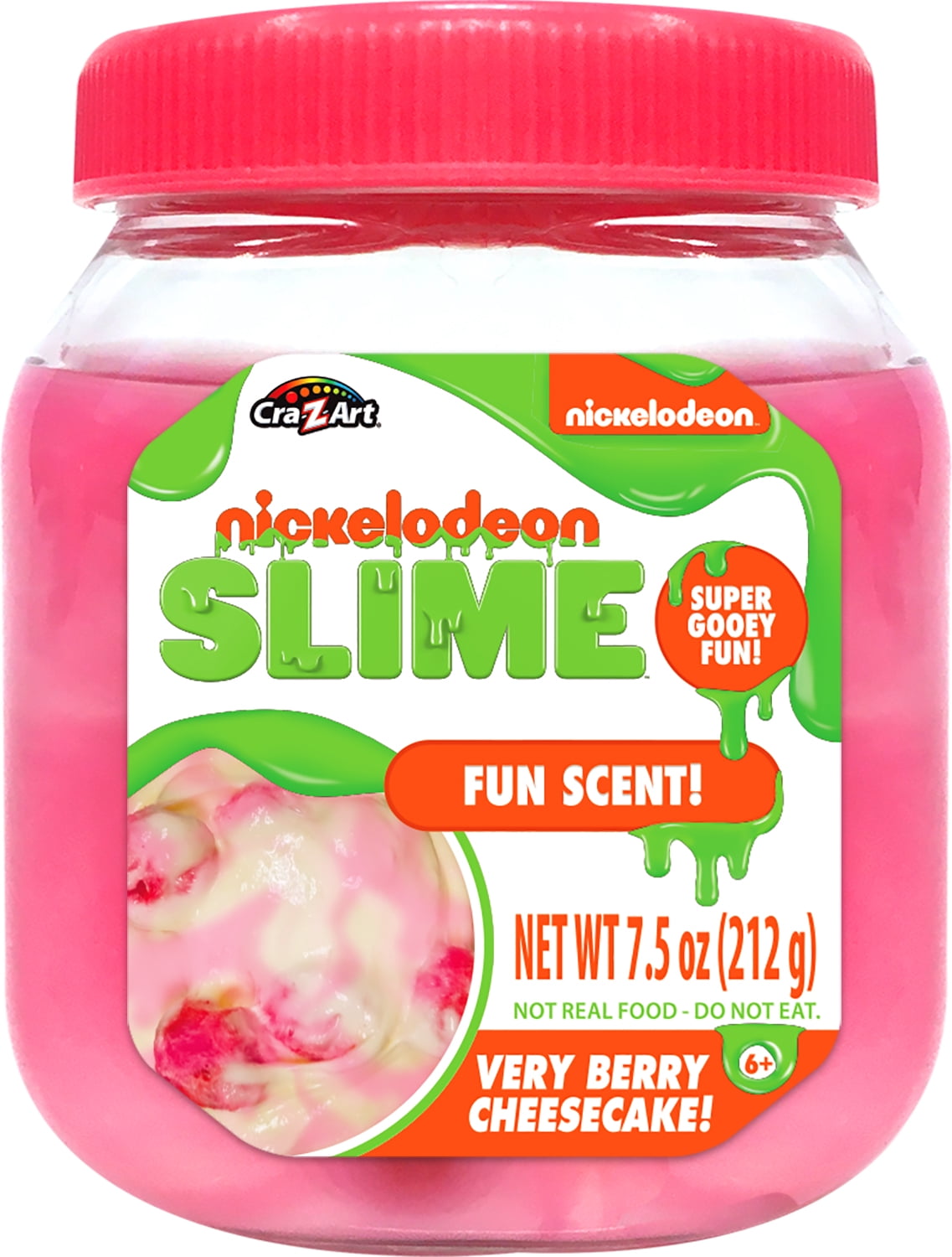 Nickelodeon Slime pré-fabriqué de nourriture amusante parfumée