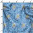 thumbnail image 2 of Soimoi polyester Crepe Fabric Shells Ocean Fabric Prints By Yard 42 Inch Wide, 2 of 6