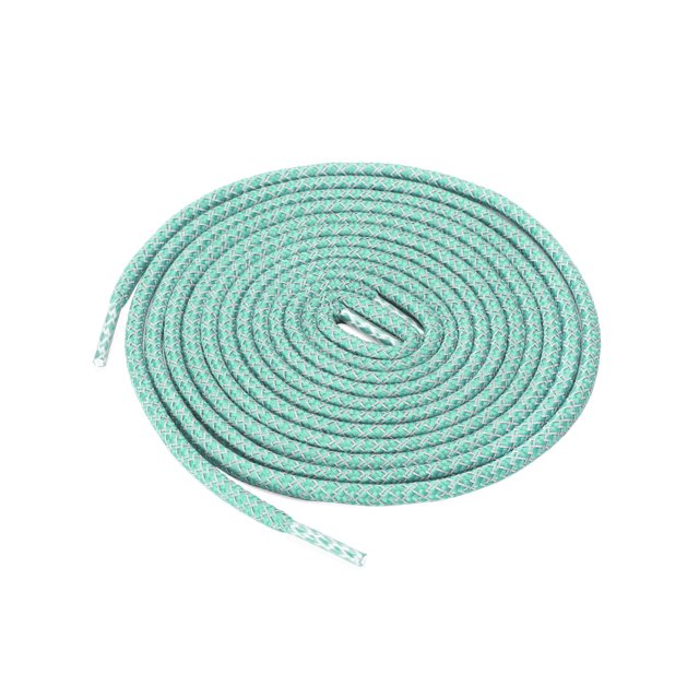 INSPIRE CHIC 2 Paires Lacets Ronds Élastiques Réfléchissants Unisexes pour Espadrilles Vert Pâle 140 cm/55 Pouces