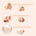 thumbnail image 4 of 6Pcs Toe Separators with 2 Loops Silicone Bunion Corrector Big Toe Spacer for Crooked and Overlap Toe (Beige), 4 of 6