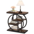 thumbnail image 3 of Fnova 4-Tier End Table, Modern Side Table with Metal Frame, Small Accent Table Nightstand with Open Shelves, Easy Assembly, for Living Room, Bedroom, Entryway, Small Space, 3 of 9