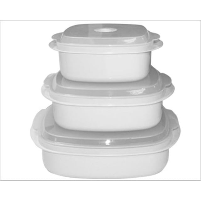 Microwave Cookware Set White