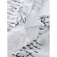 thumbnail image 4 of Innerwin Shirts Long Sleeve Women Blouse Office Ruffled Loose Tops Letters S, 4 of 5