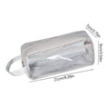 thumbnail image 2 of LSLJS Clear Pencil Pouch, Clear Pencil Case, Pencil Bags, Clear Pouch, Transparent Large Capacity Visible Pencil Case, Mini Student Stationery Bag, 2 of 3