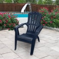 thumbnail image 2 of Gracious Living Adirondack Chair, Blue, 2 of 2