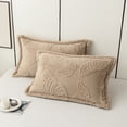 thumbnail image 2 of Home Savings Items!Kyusrd Model Taffy Pillowcases A Pair Of Double Sided Velvet Padded And Thickened Pillowcase Pillowcases Milk Velvet, 2 of 6