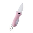 thumbnail image 1 of Pink Foldable Ceramic Knife Convenient To Carry Innovative And Sharp Blades For Easy Cutting Of Vegetables Great For Home And Outdoor, 1 of 6