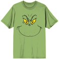 thumbnail image 2 of The Grinch Big Face Kiwi Green T-Shirt, 2 of 3