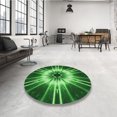 thumbnail image 4 of Ahgly Tapis Rectangulaire Lavable en Machine Intérieur Vert Émeraude Profond, 7 Pieds x 9 Pieds, 4 of 7