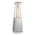 thumbnail image 1 of Costway Chauffe-Terrasse Pyramide de Table Portable 35 Pouces en Acier Inoxydable au Gaz Propane 10000 BTU, 1 of 10