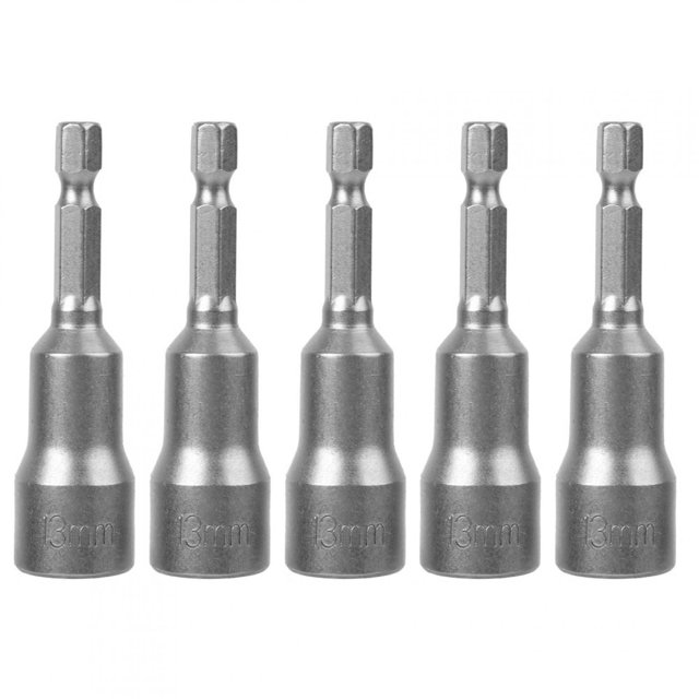Magnetic Nut Driver, Durable Metric Magnetic Nut, Connecting Ribbed Steel Bars For Nut Screwdrivers
