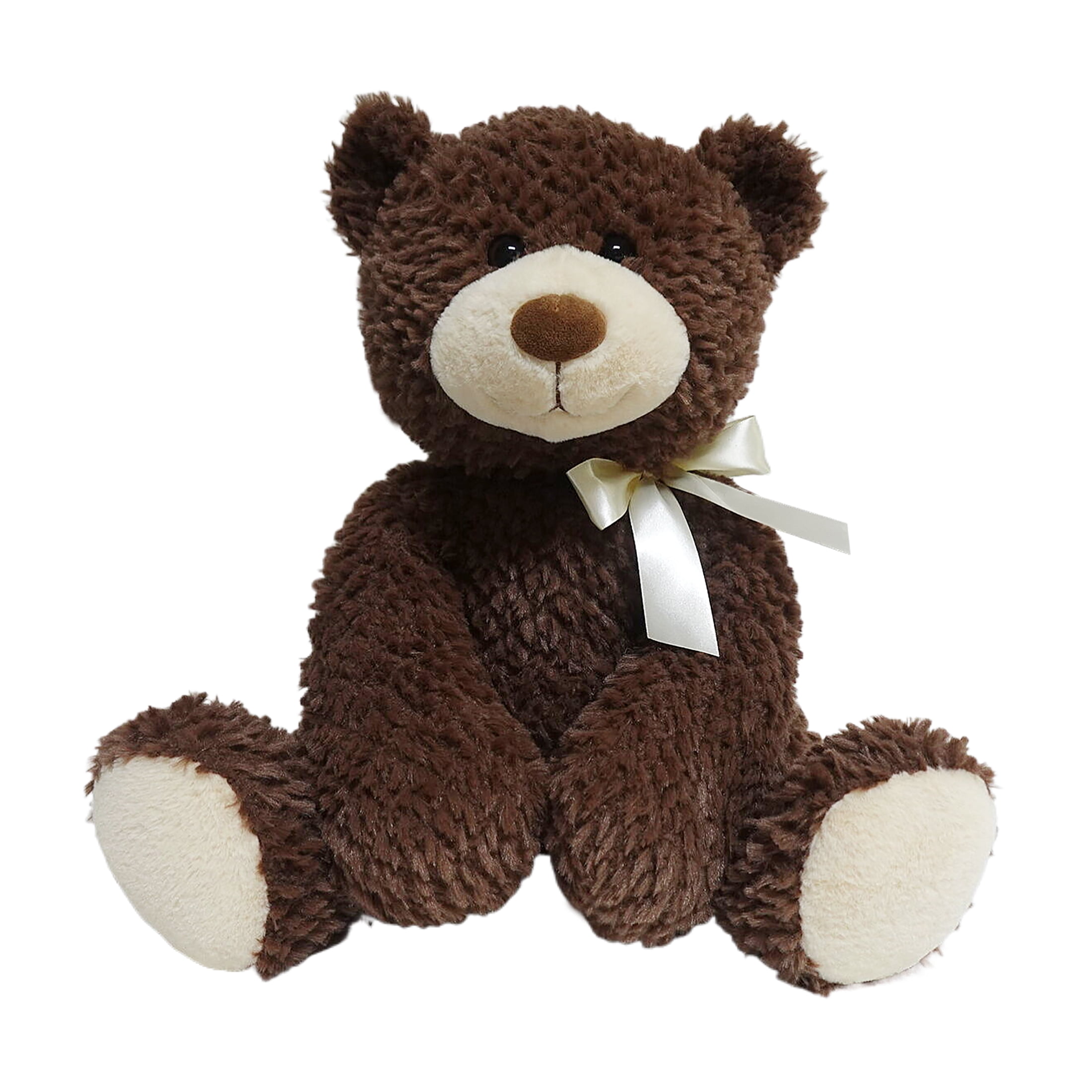 Kid Connection Brown Cuddly  Bear With Bow Plush Stuffed Animal 18”