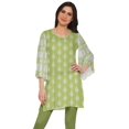 thumbnail image 1 of Moomaya Kurta Mini à Manches Kimono Tunique d'Été Kurtis Courts Imprimés pour Femmes, 1 of 5