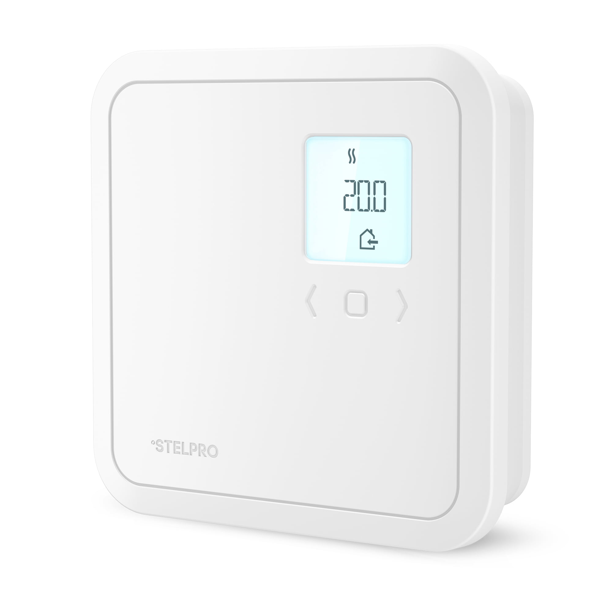 Stelpro Programmable Electronic Thermostat for Baseboards and Convectors, Accurate Temperature Control, Energy Efficient - 4000W/240V - White (ST402P - 4000W)