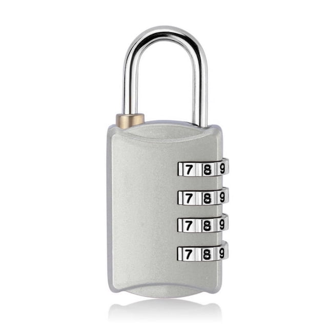 CHUANK Combination Lock Resettable 4 Digit Padlock Outdoor Waterproof Combo Lock for School Gym Locker Fence Gate Hasp Cabinet Toolbox Cases