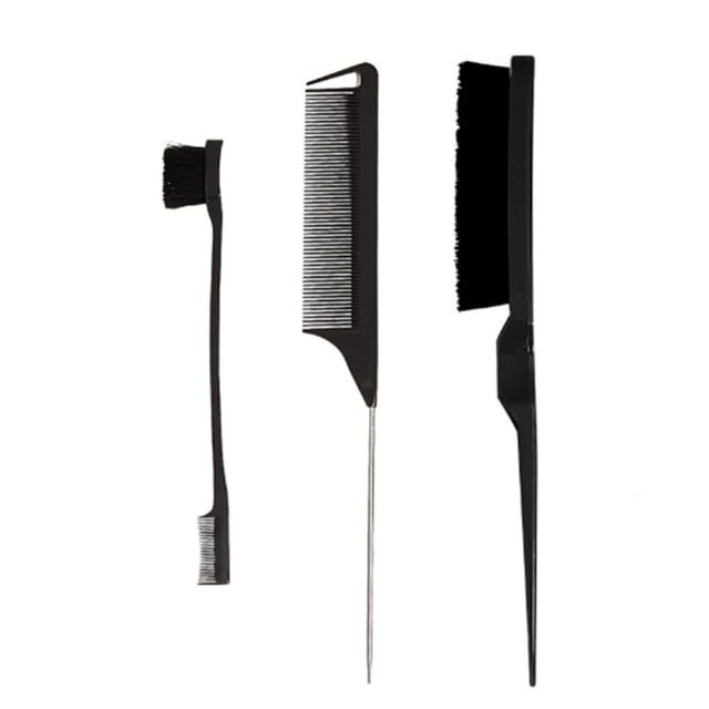 mtvxesu 2pcs Brush Sets Brush And Comb For Control Wig Brush Double-sided Brush Smooth Comb Comb Mouse-tail Comb Sale