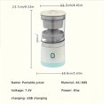 thumbnail image 4 of Extracteur de Jus Multifonction Portable avec Extraction et Séparation Automatiques - Orange Frais, 4 of 4