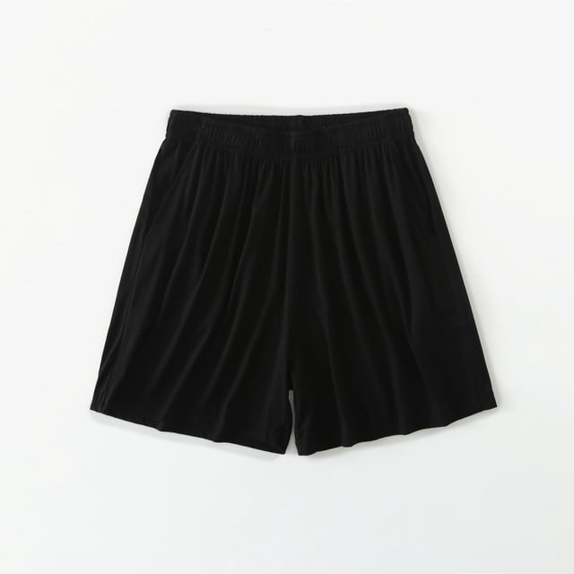 AherBiu Womens Summer Shorts Loose Fitting Elastic Waisted Comft Soft Shorts Oversized Sleeping Home Shorts