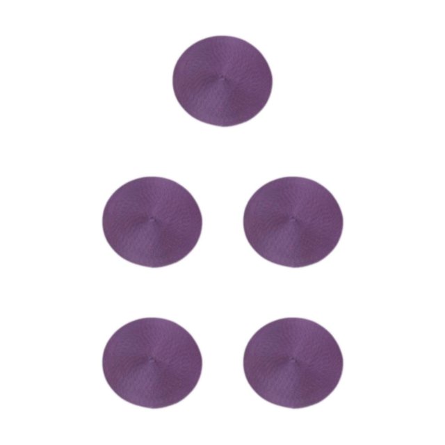 mmirethe Non-skid Table Mat Lightweight And Easy To Care Placemat Sturdy And Durable purple 5Set