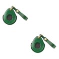 thumbnail image 2 of Decodeary Stylish PU Leather Key Cover for Motorcycle Boyfriend Black Green 2Set, 2 of 6