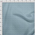 thumbnail image 3 of oneOone Silk Tabby Light Blue Fabric Robot Cartoon Sewing Material Print Fabric By The Yard 42 Inch Wide, 3 of 4