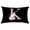 J, variant on Dengmore Pillow Covers English Alphabet ANW Floral Pillowcases Black Throw Pillow Case
