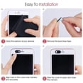 thumbnail image 4 of IllmTech - Webcam Cover 3 Pack, Ultra Thin Slider Web Camera Privacy Cover with Strong Adhesive, Protects Privacy for Most Laptops, Tablets, and Smartphones – Black Color, 4 of 6