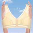 thumbnail image 4 of Bocqde Plus Size Sport Bras for Women Breathable Mesh Full Coverage Soft Bras Light Front-Closing Wireless Gathering Push Up Bralettes, 4 of 8