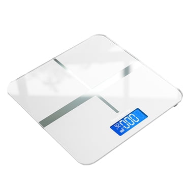 TopLLC Digital Bathroom Scale, Highly Accurate Body Weight Scale With Lighted LED Display, Round Corner Design