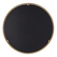 thumbnail image 4 of Kate and Laurel Rollo Round Framed Wall Mirror, Gold 28" Diameter, 4 of 7