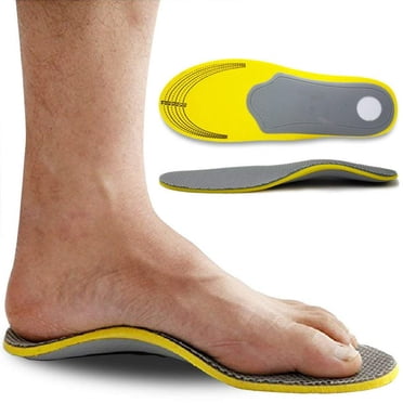 Pinkiou Arch support Insoles for Flat Feet Orthotic Inserts for Plantar Fasciitis Men 1 Pair