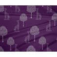 thumbnail image 4 of oneOone Polyester Lycra Fabric Tree & Giraffe Block Printed Fabric 1 Yard 56 Inch Wide, 4 of 4