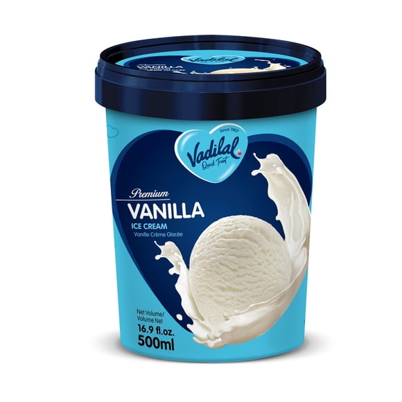 Vadial Vanilla Ice Cream 500ml, Vadial Vanilla Ice Cream 500 ml delivers classic smooth vanilla flavor in rich creamy texture ideal for any occasion.