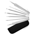thumbnail image 2 of Outil de Retrait pour Points Noirs, Outil Popper pour Boutons en Acier Inoxydable Noir, Outil de Retrait pour Éclats de Points Noirs 7 Po, 2 of 10