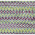 thumbnail image 4 of oneOone Organic Cotton Poplin Twill Fabric Chevron Ikat Printed Craft Fabric BTY 42 Inch Wide, 4 of 4