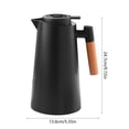 thumbnail image 3 of TIMIFIS Gadgets de Cuisine Bouilloire Intelligente Isolée Pot d'Isolation Intelligent pour la Maison Doublure en Verre Double Poignée Bois de Hêtre Forte Conservation de la Chaleur Appuyer sur un Bouton Sortir de l'Eau Cuisine et Salle à Manger, 3 of 6