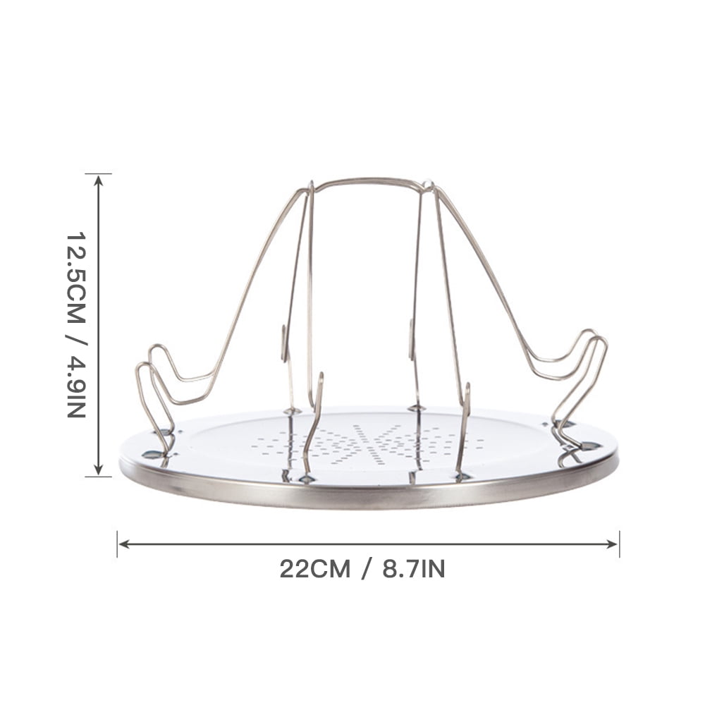 Camping Hiking Riwcyla Folding Toaster Stainless Steel 4 Slice Bread Portable for Picnic BBQ