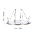 thumbnail image 1 of Grille-pain Pliable pour Réchaud de Camping en Acier Inoxydable, Grille-Pain 4 Tranches pour Pain, Grille-Pain Portable d'Extérieur pour Camping, Randonnée, Pique-Nique, BBQ, 1 of 7