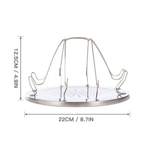 Camping Hiking Riwcyla Folding Toaster Stainless Steel 4 Slice Bread Portable for Picnic BBQ