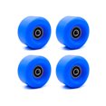 thumbnail image 1 of 4 Pcs Roues de Patin de Remplacement Accessoires Modifiés Roues Épaisses pour Patins à Roues Alignées avec Roulements Accessoire de Sport de Patinage Bleu, 1 of 9