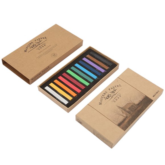 Soft Pastel Crayons, Artist Pastel Set Painting Graffiti Sketching Hair Dyeing,with Fine Even Toner High Lightfastness for Office School Art Drawing Painting Supplies