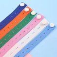thumbnail image 2 of LCXmlly Storage Band Adjustable Storage Belt Doublesided Button High Elasticity Strong Bearing Folding Clothes Storage Cord (10Pcs), 2 of 5