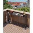 thumbnail image 2 of VEVOR 55 x 15 in Outdoor Bar Table Waterproof Top Patio Dining Table for Deck Pool, 2 of 9