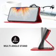 thumbnail image 4 of Compatible avec iPhone 12 Mini Étui Portefeuille en Cuir PU de Qualité Supérieure avec Étui Magnétique Intégrée, 4 of 5