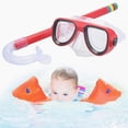 thumbnail image 4 of PENGXIANG Ensemble de Plongée pour Enfants Antibuée Équipement de Snorkeling Respiration Libre Haut Sec Masque de Snorkeling Anti-Fuite, 4 of 5