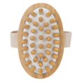 thumbnail image 1 of Body Massage Brush, Bamboo Body Scrub Brush  For Home For Travel, 1 of 8